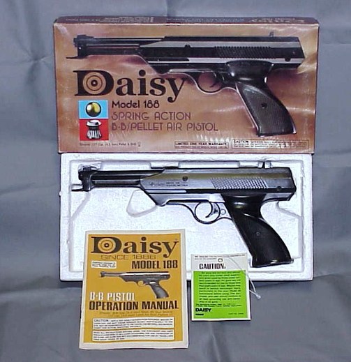 What is a Daisy Model 188 worth in excellent condition?